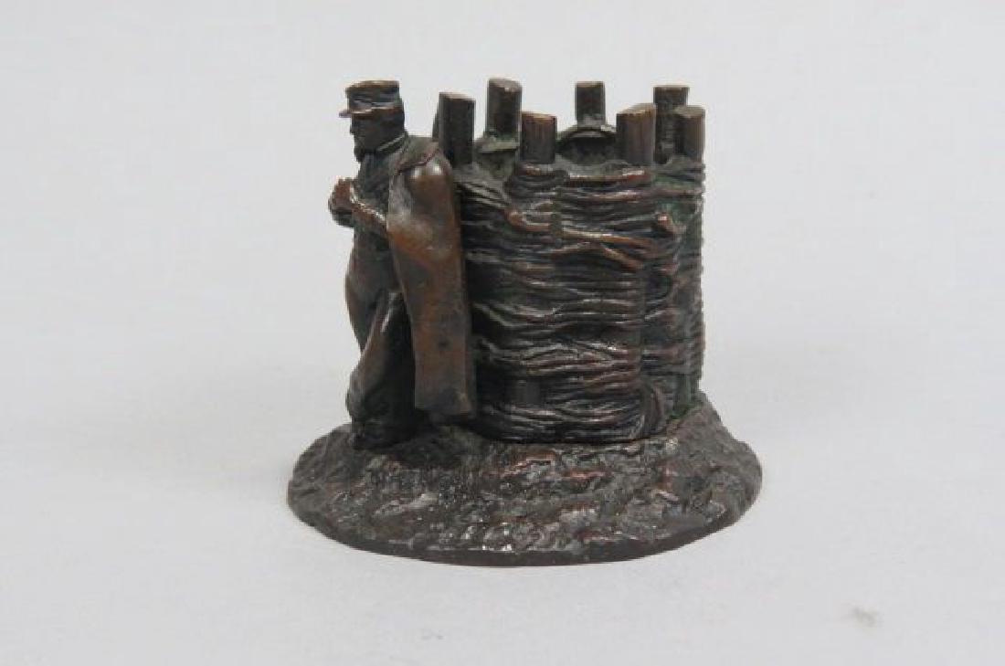 Bronze Figural Match or Toothpick Holder, (1 of 5)