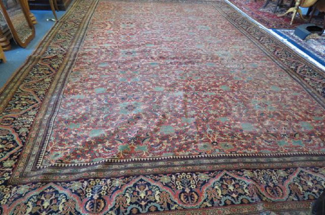 Antique Farrahan Sarouk Handmade Palace Size  Rug, (1 of 10)