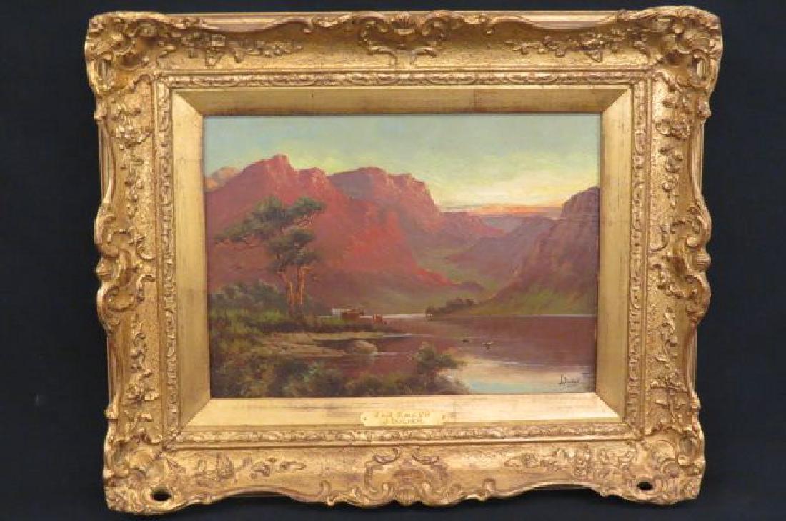 James M. Ducker, oil, "Loch Long", (1 of 6)