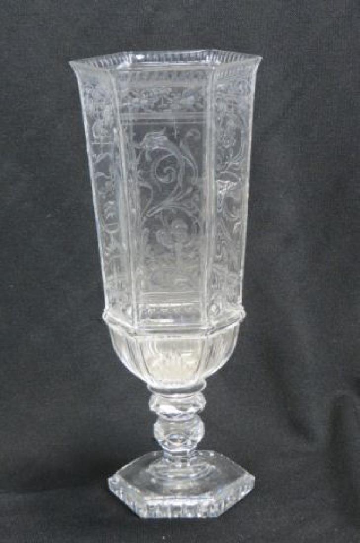 Fine Cut Glass Vase, (1 of 8)