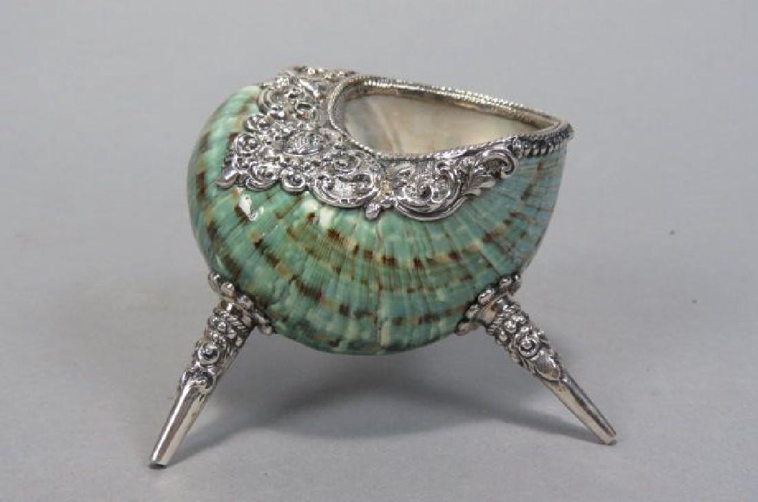 Sterling Silver Decorated Shell, (1 of 3)