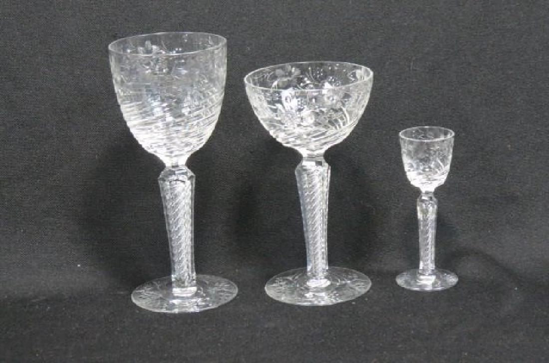 31 pcs. Fine Cut Crystal Stemware, (1 of 7)