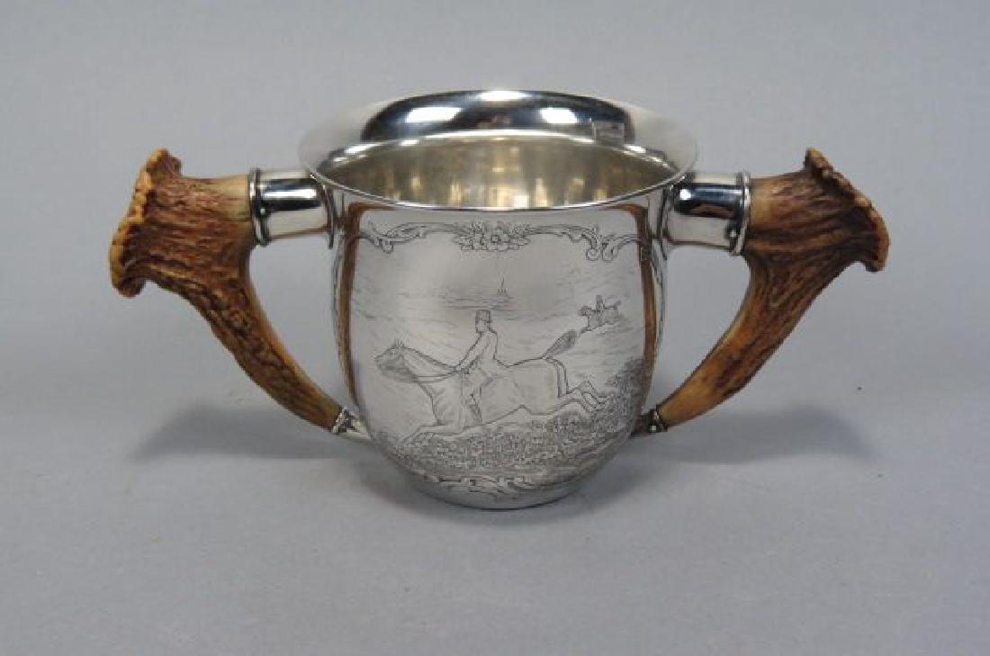 1897 Gorham Sterling Horn Handled Equestrian (1 of 7)