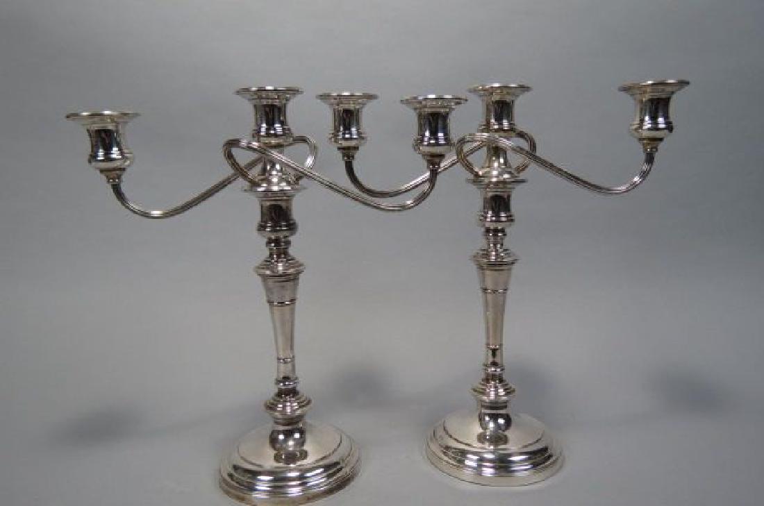 Pair of S. Kirk & Son Sterling Candelabra, (1 of 4)