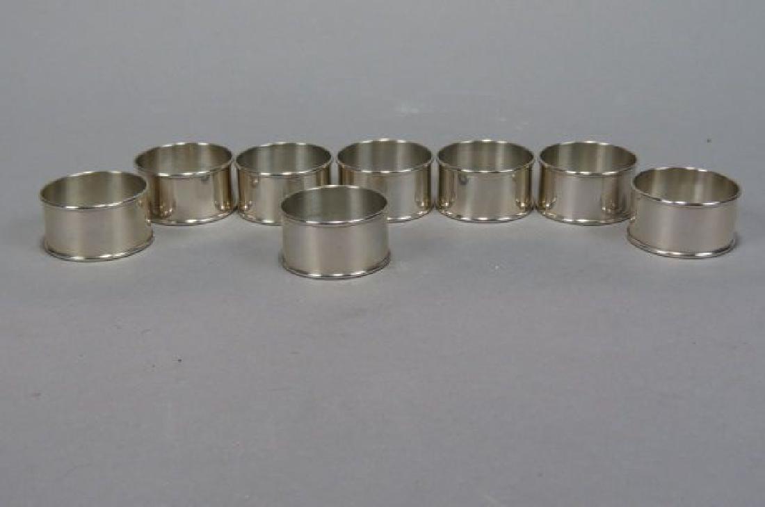 8 Gorham Sterling Silver Napkin Rings, (1 of 3)