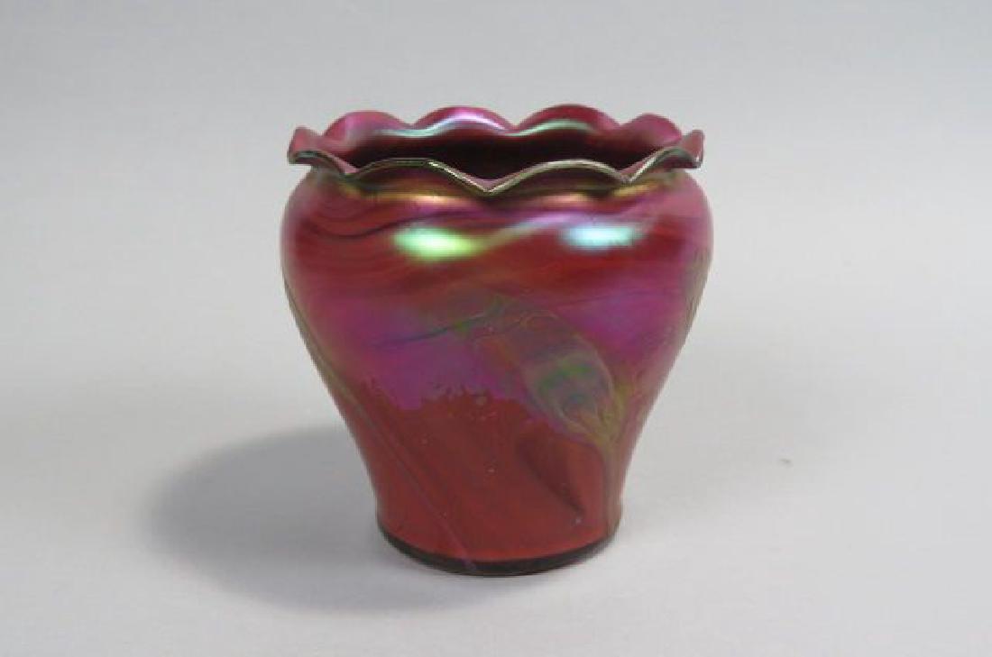 Loetz Art Glass Vase, (1 of 6)