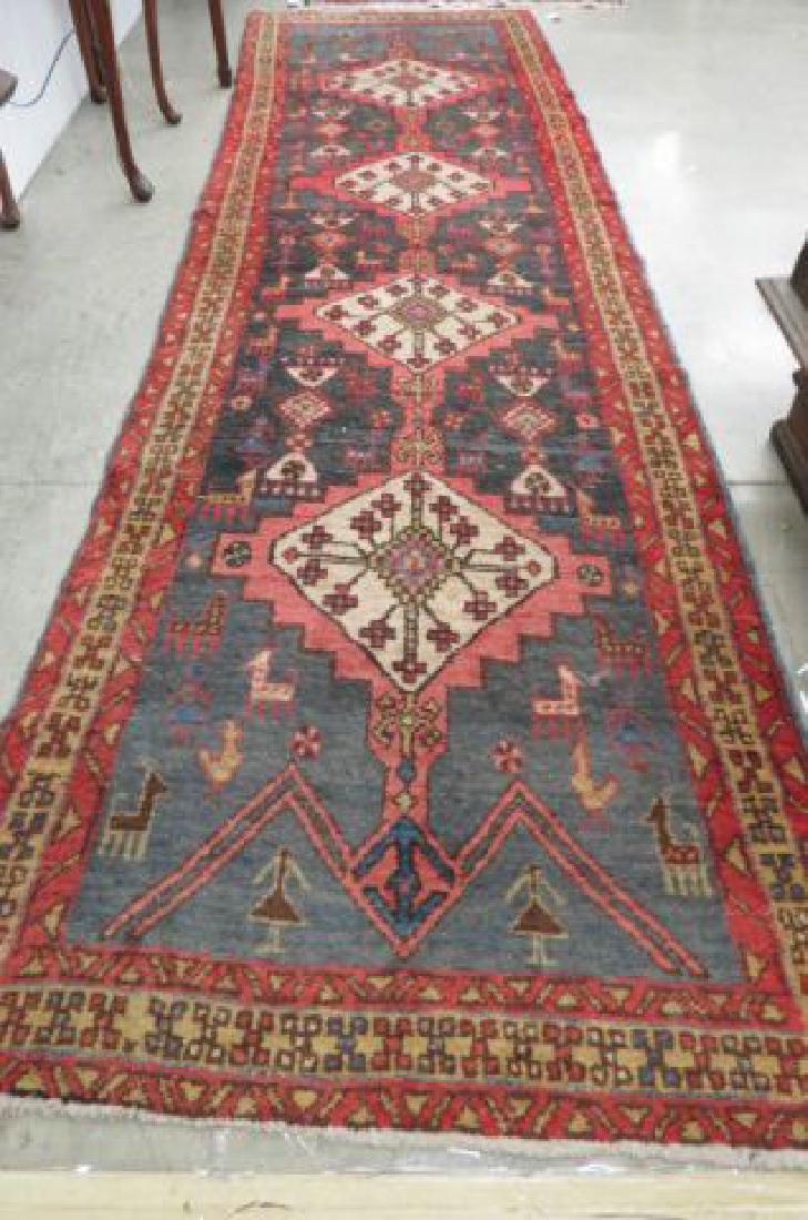 Heriz Style Persian Handmade Runner, (1 of 5)