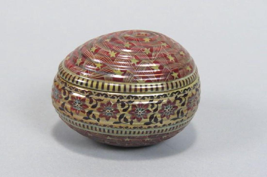 Zsolnay Hungarian Porcelain Egg Box, (1 of 3)