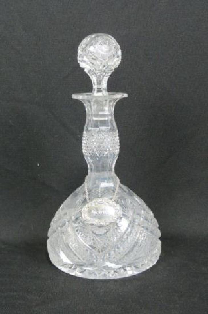 Cut Glass Bell Form Decanter, (1 of 5)