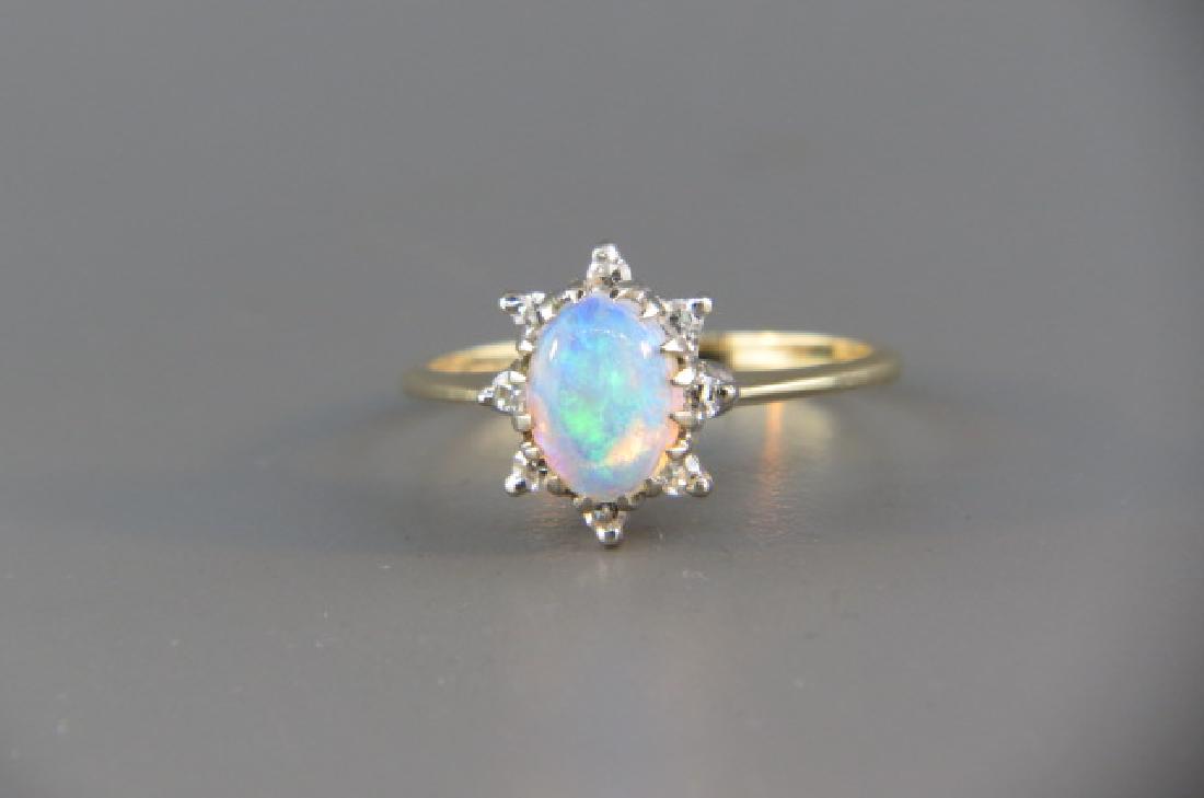 Opal & Diamond Ring, (1 of 3)