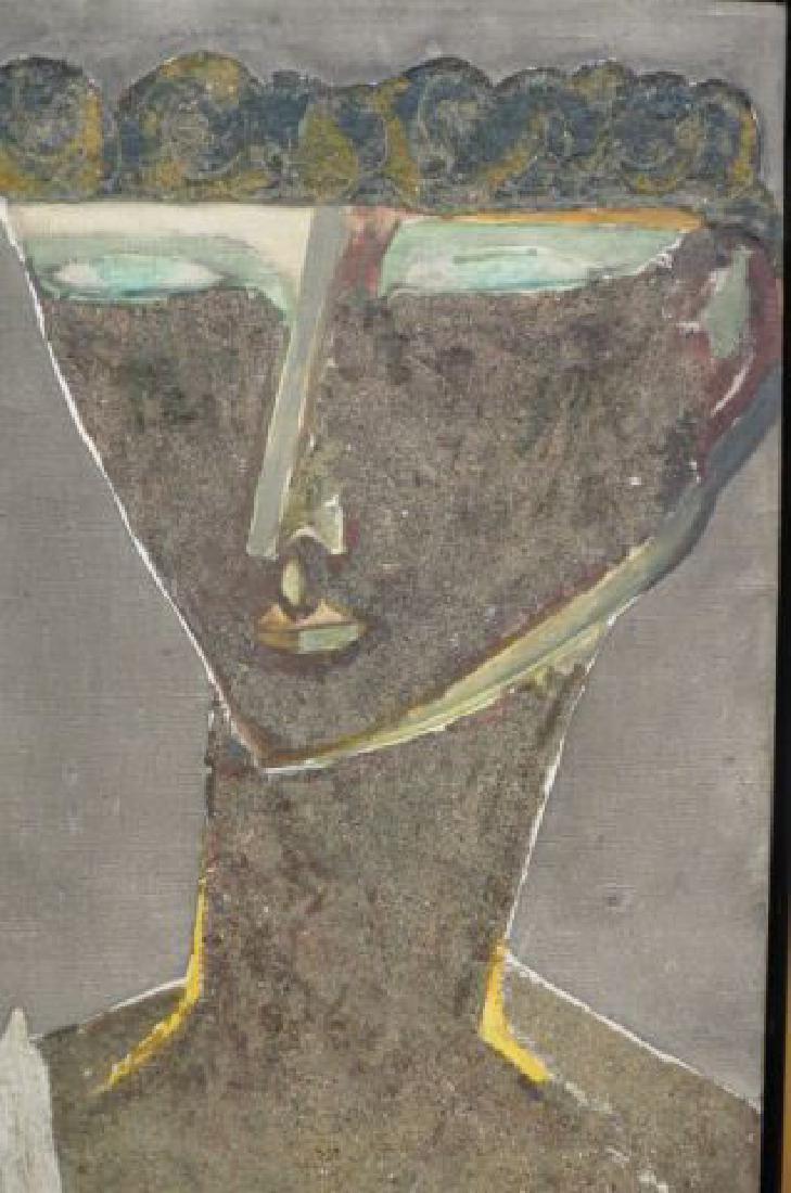 Mid Century Modern Oil Painting, (1 of 4)