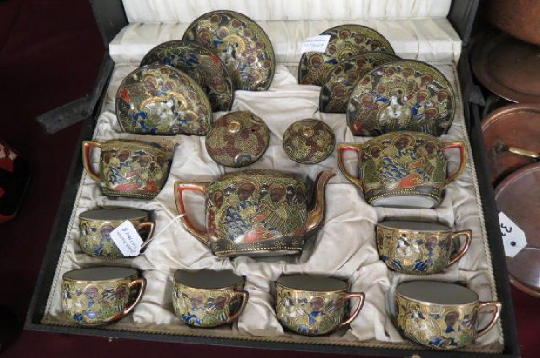 Nippon Satsuma Porcelain Tea Service, (1 of 5)