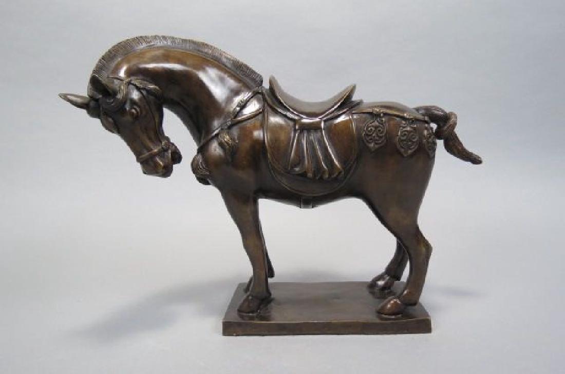 Oriental Bronze Statue of a Horse, (1 of 3)