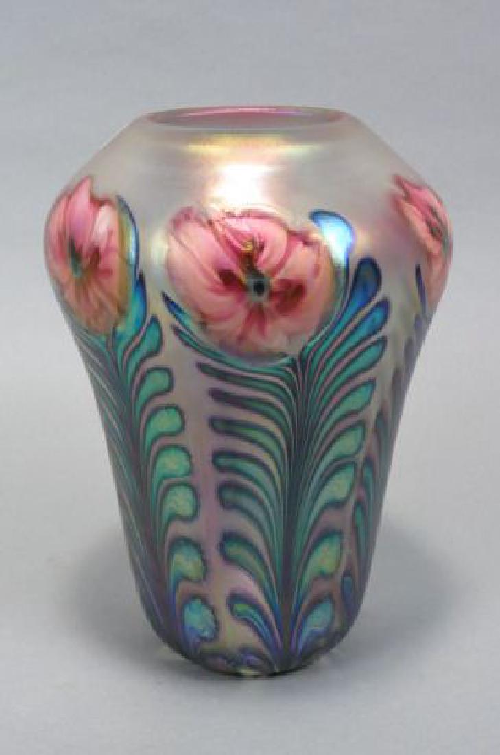 Charles Lotton Art Glass Vase, (1 of 6)