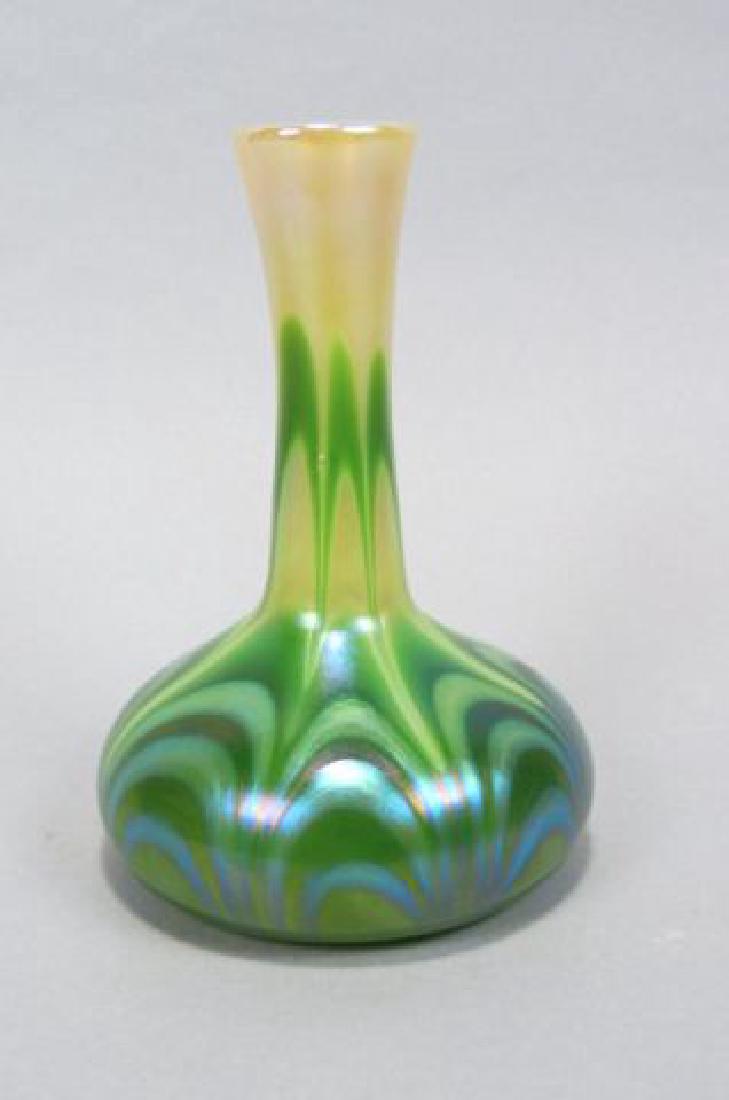 Lundberg Art Glass Vase, (1 of 6)