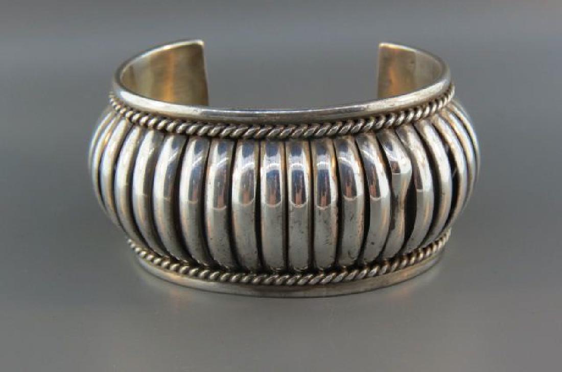 Indian Sterling Silver Bracelet, (1 of 3)