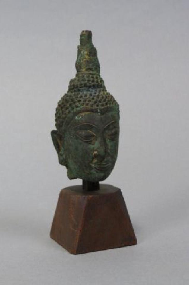 Bronze Buddha Head, (1 of 4)