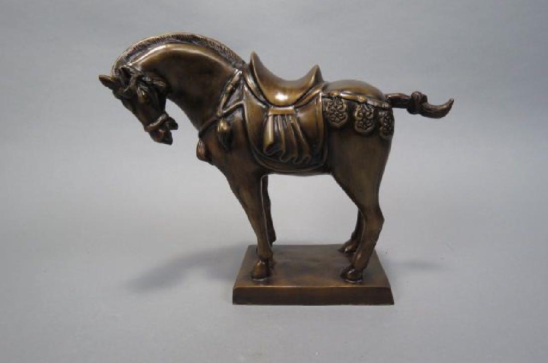 Asian Bronze Statue of a Horse, (1 of 3)