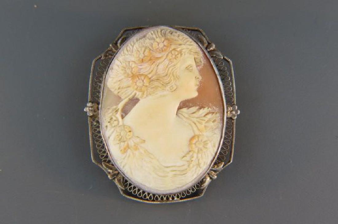 Cameo Brooch, (1 of 3)