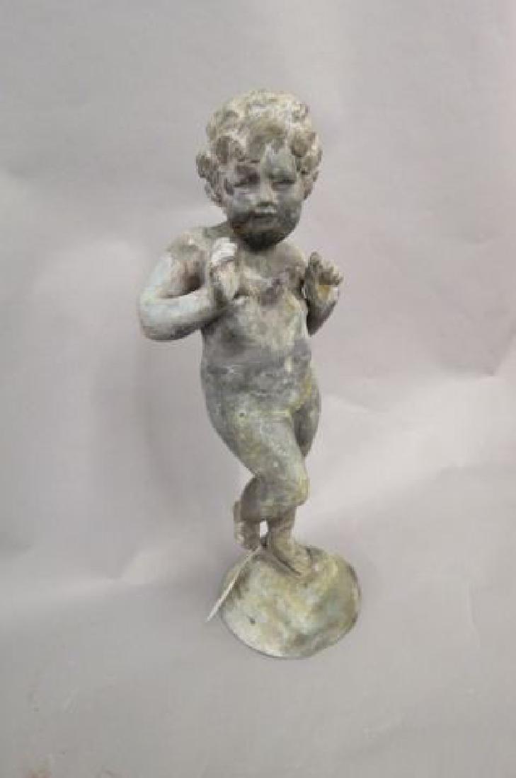 Lead Garden Statue of a Boy, (1 of 4)