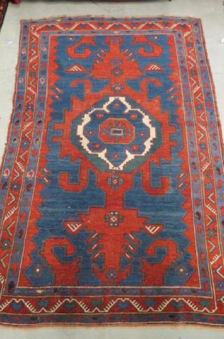 Antique Kazak Caucasan Handmade Rug, (1 of 7)