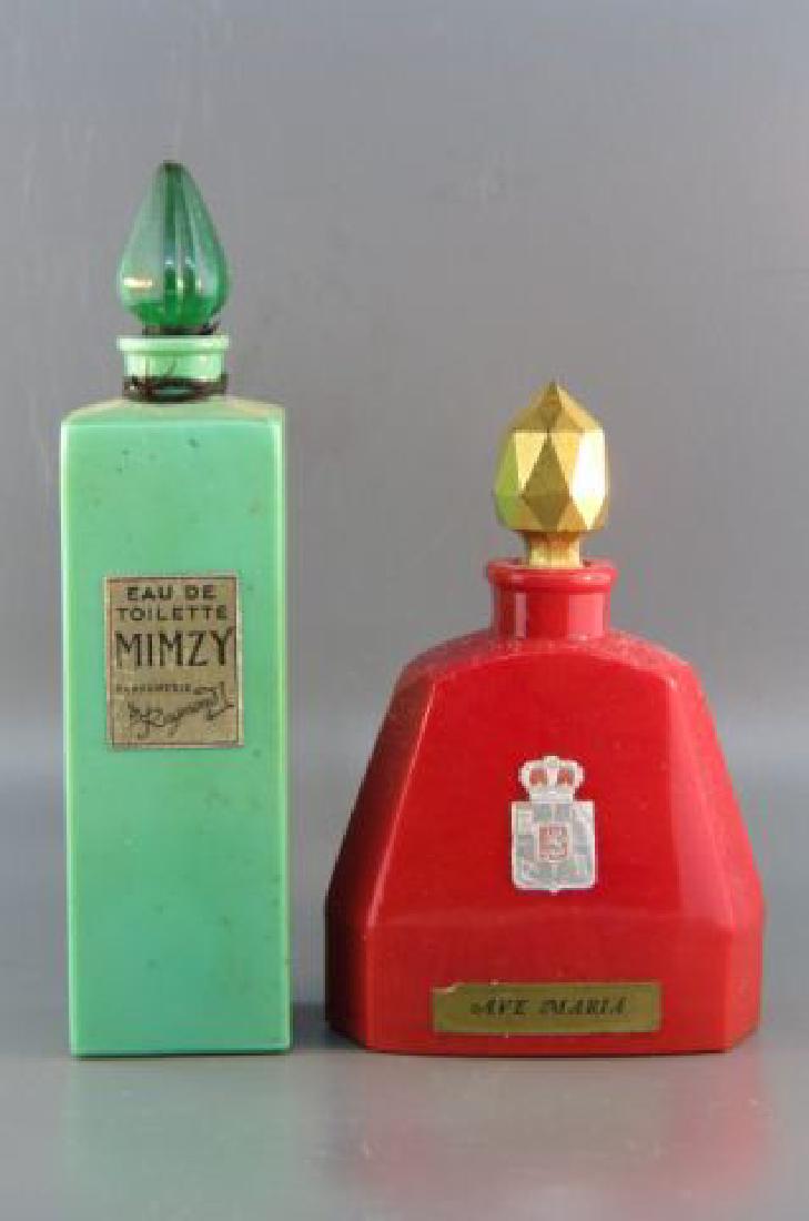 2 Art Deco Perfume Bottles, (1 of 3)