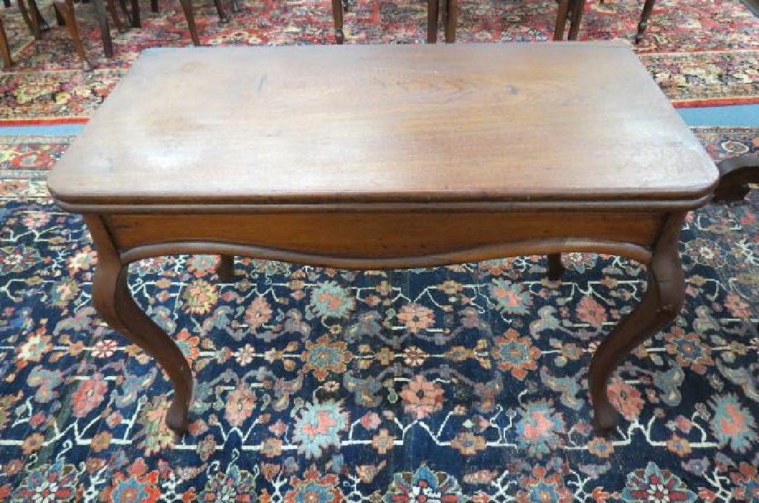 19th Century Mahogany Game Table, flip top, (1 of 2)