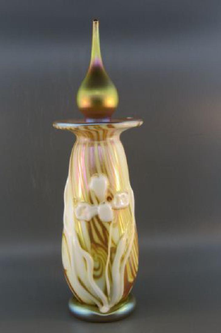 Zephyr Art Glass Perfume Bottle, (1 of 5)