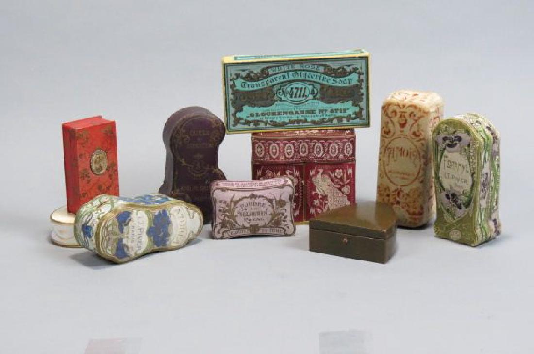 10 Perfume, Soap & Powder Boxes, (1 of 3)
