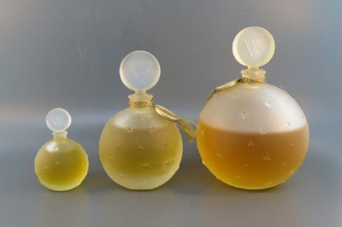 3 Lalique Worth Cologne Bottles, (1 of 4)