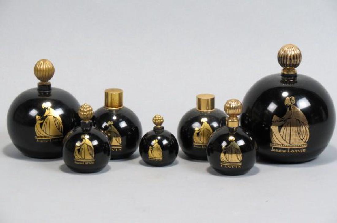 7 Jeanne Lanvin Perfume Bottles, (1 of 4)