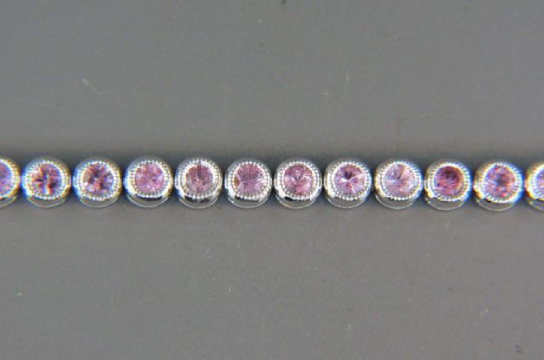 Pink Sapphire Bracelet, (1 of 4)