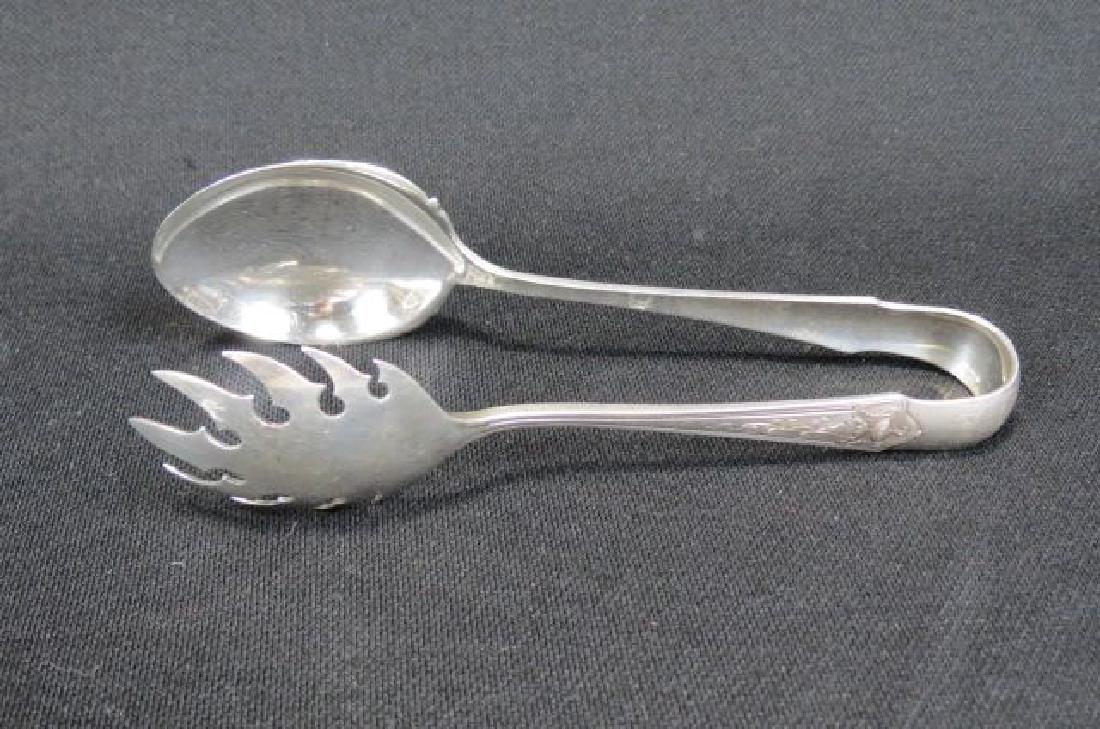 Whiting Sterling "Pompeian" Ice Tongs, (1 of 3)