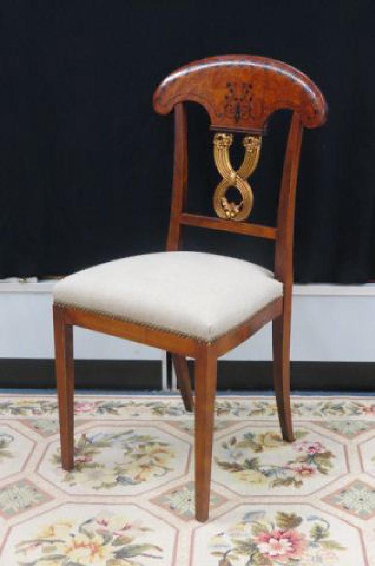 Set of 4 Italian Biedermeier Style Chairs, (1 of 4)