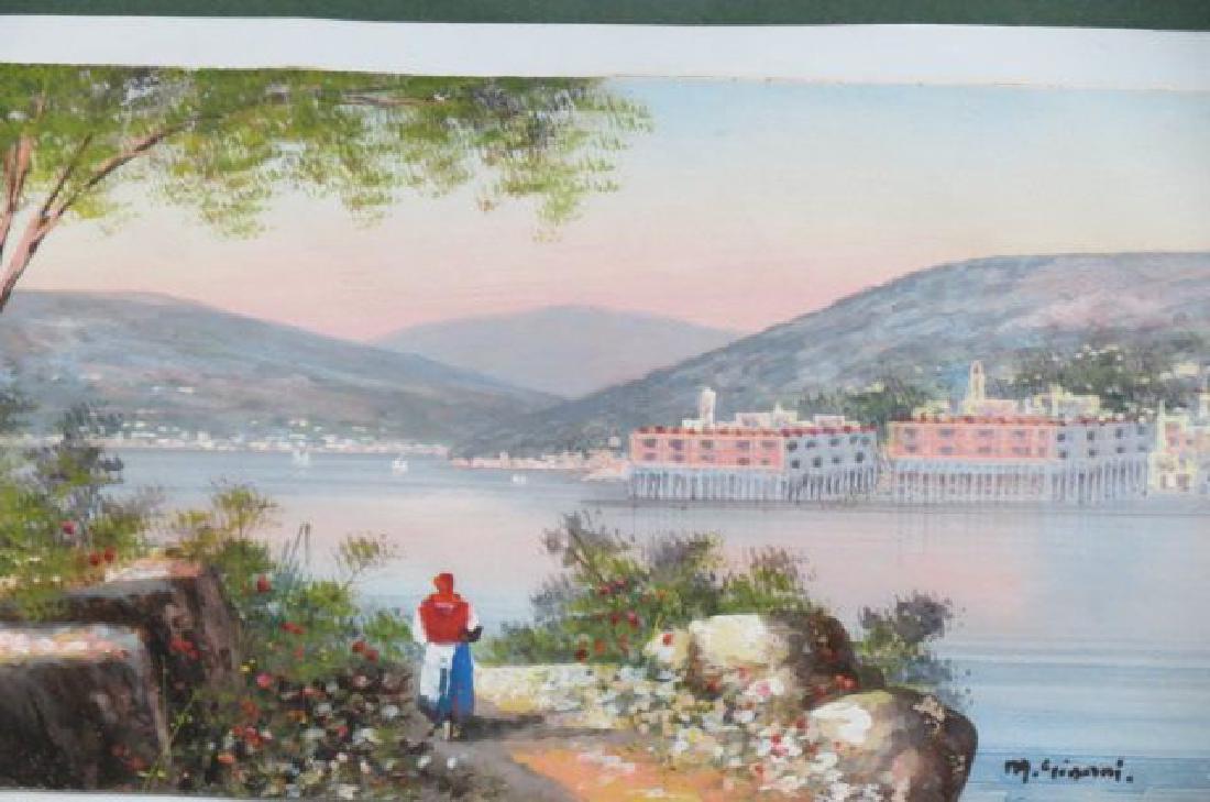 Maria Ada Gianni, gouache, "Amalfi Coast", (1 of 4)