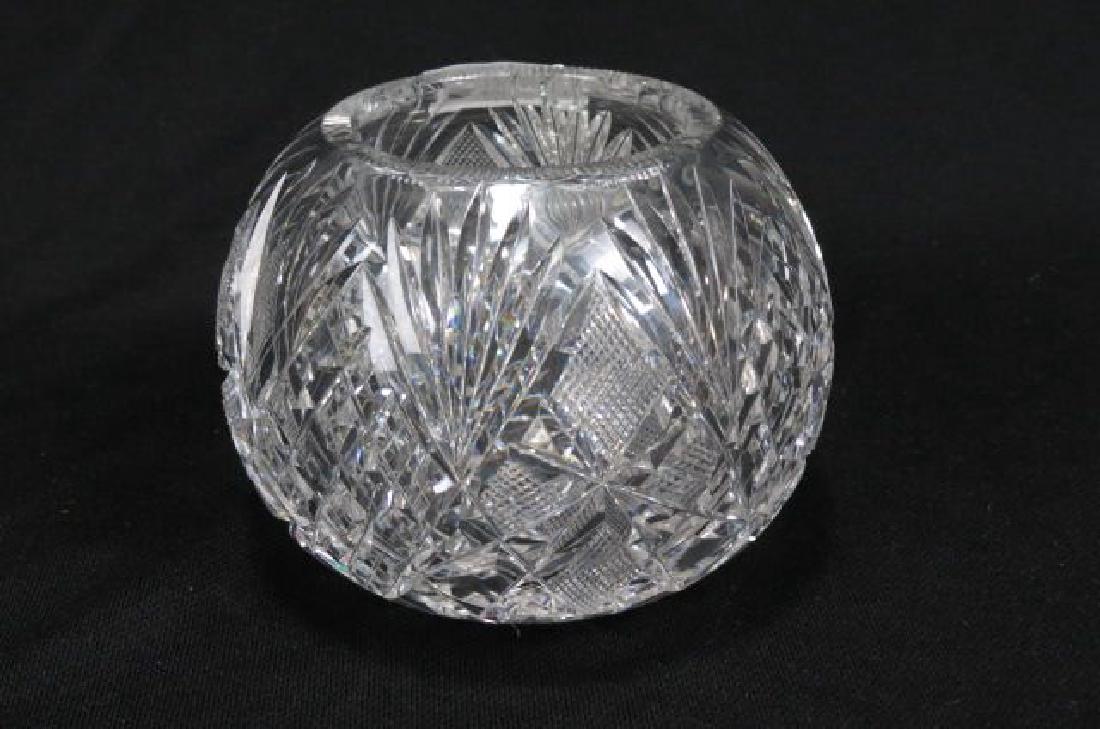 Libbey Cut Glass "Princess" Rose Bowl, (1 of 2)