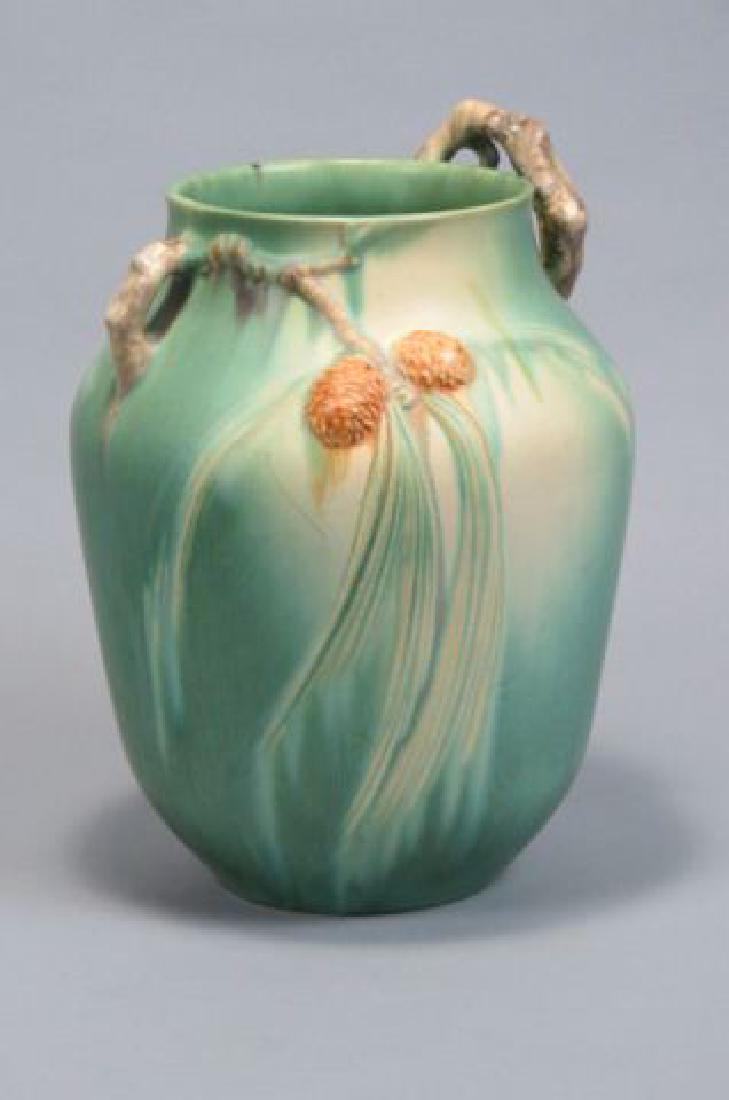 Roseville Art Pottery "Pinecone" Vase, (1 of 3)