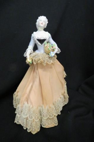 German Porcelain Half Doll Figural lamp, (1 of 4)