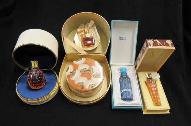 4 French Perfume Bottles in original boxes, (1 of 1)