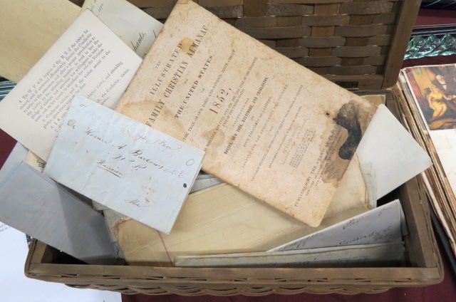 Collection of "Sons of Temperance" Letters 1851: and some later, mostly Crooked River Division, Bolster's Mill, Maine, a really interesting group of letters and documents.