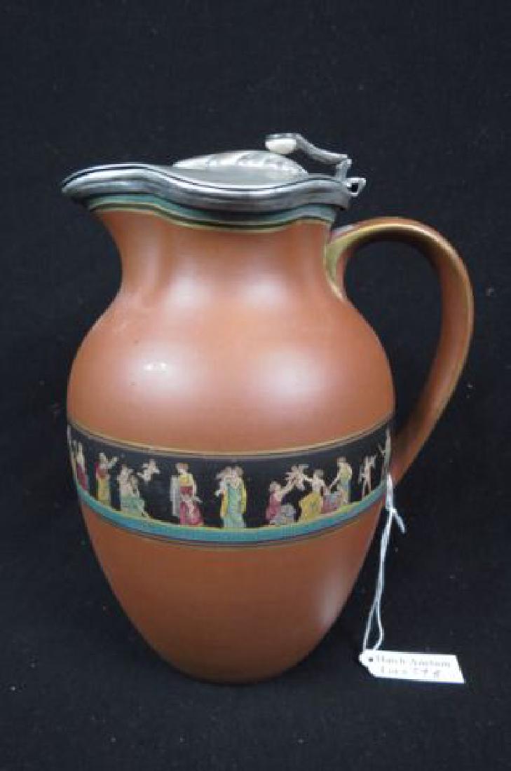 English Terra Cotta Pottery Jug, (1 of 4)