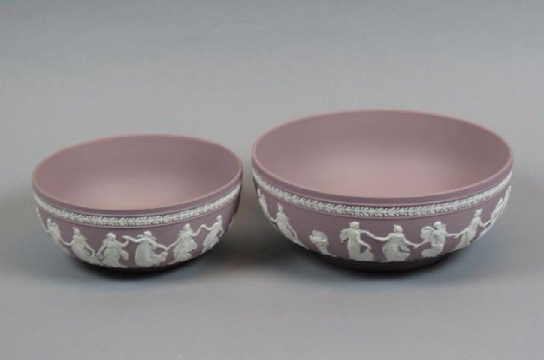 2 Wedgwood Lilac Jasperware "Dancing Hours" Bowls, (1 of 4)