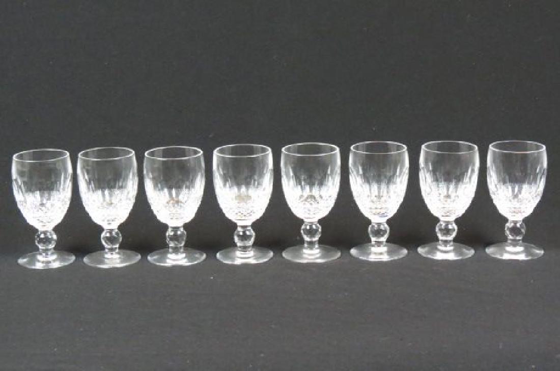 8 Waterford "Colleen" Cut Crystal White Wines, (1 of 5)