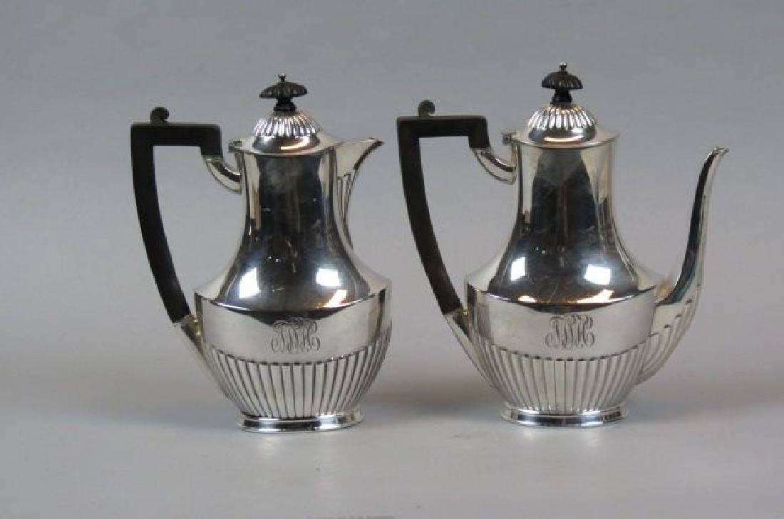 Tiffany Silver Soldered Coffee & Teapot, (1 of 5)
