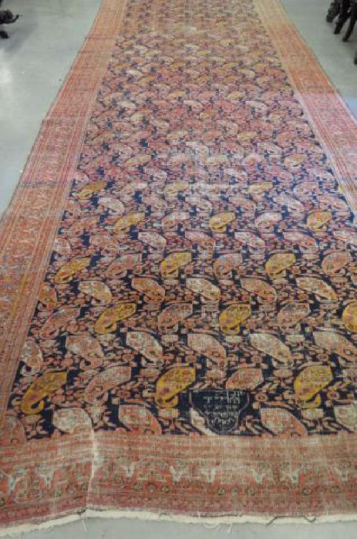 Persian Handmade Rug, antique, (1 of 7)