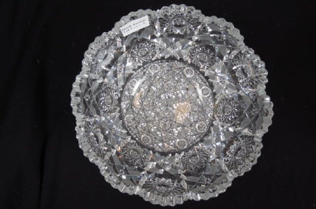Large Cut Glass Bowl, "Royal" by Hunt, (1 of 6)
