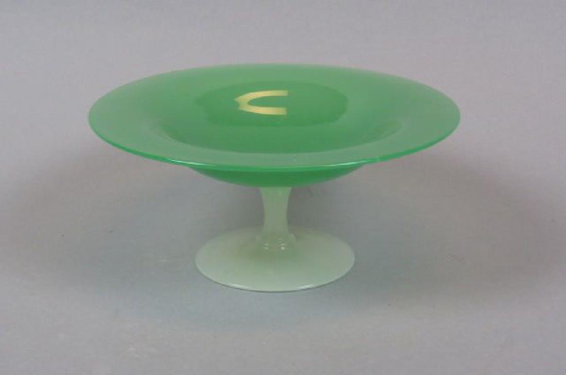 Steuben Art Glass Compote, (1 of 3)