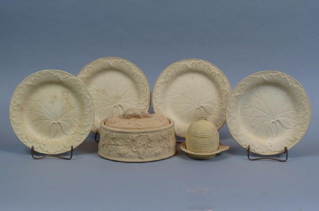 6 pcs. Wedgwood Caneware Pottery; (1 of 6)