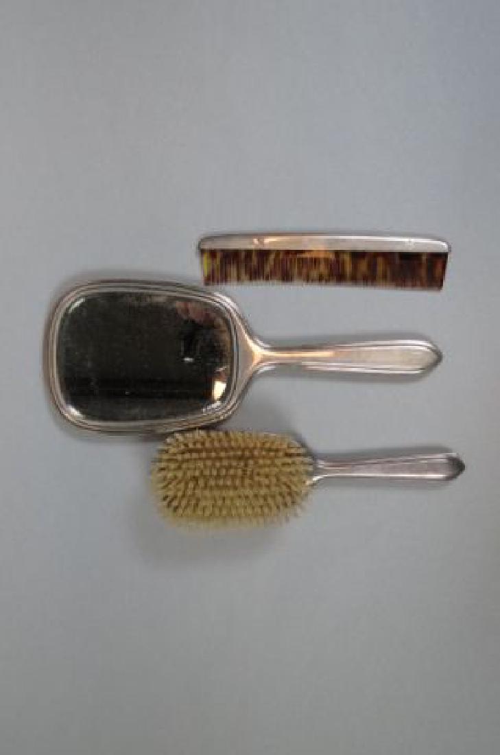 3 pc. Gorham Sterling Dresser Set, (1 of 3)