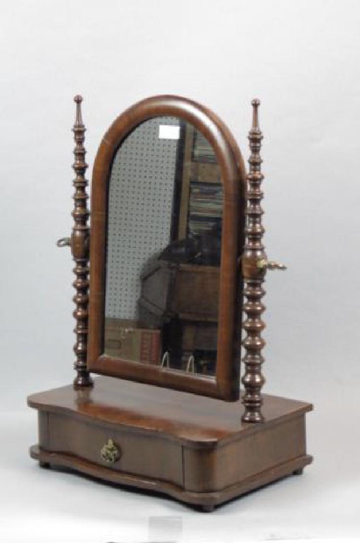 19th Century Shaving Mirror or Dressing Mirror, (1 of 4)
